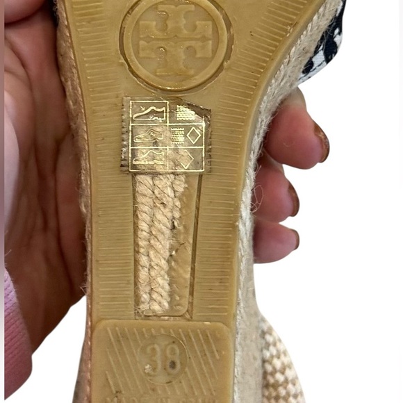 Tory Burch Lobster Espradrille Right Shoe US 7.5 EU 38 - Picture 7 of 7